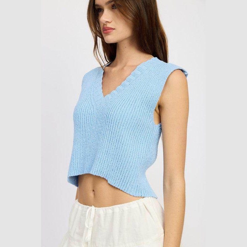 Crop Vest Style Top - VacationGrabs