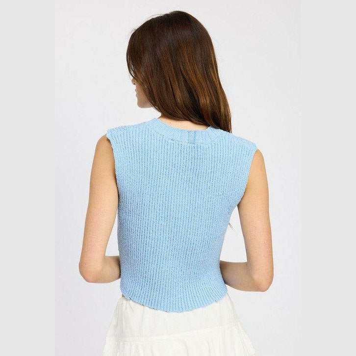 Crop Vest Style Top - VacationGrabs