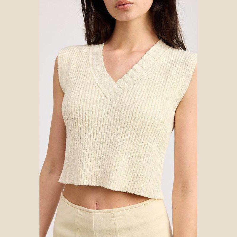 Crop Vest Style Top - VacationGrabs