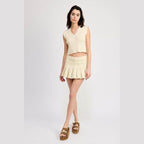 Crop Vest Style Top - VacationGrabs