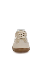 Women's Rag Company crossover classic lace-up flatform sneaker in beige for casual wear