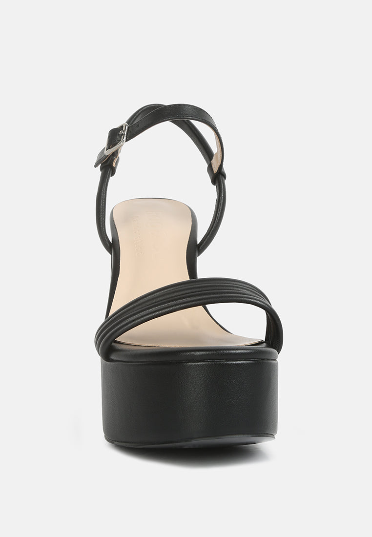 Cruella Block Heel Platform Sandals
