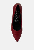 Cuddles Patent Faux Leather Platform Stiletto Pumps