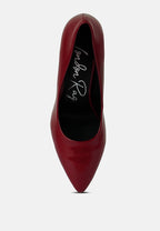 Cuddles Patent Faux Leather Platform Stiletto Pumps