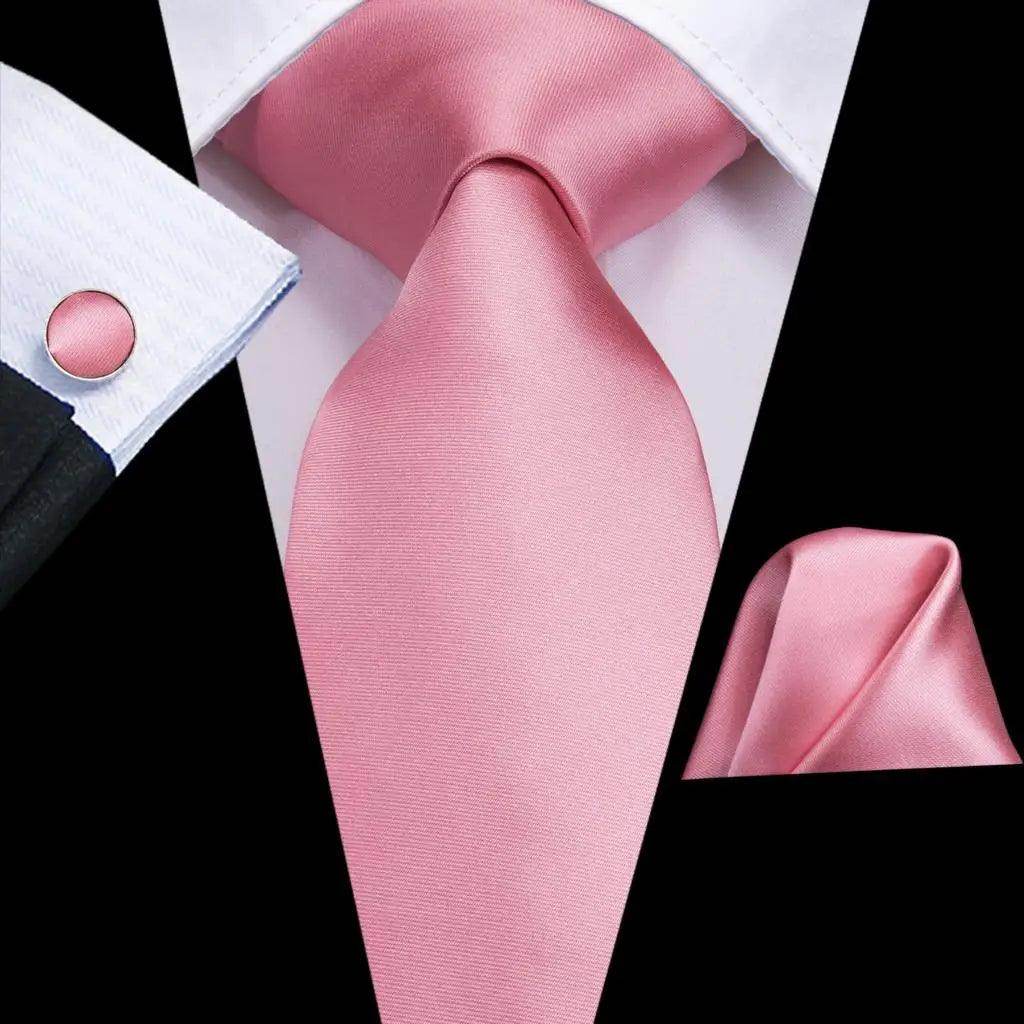 Men's pink satin cufflinks cufflinks, perfect for formal occasions