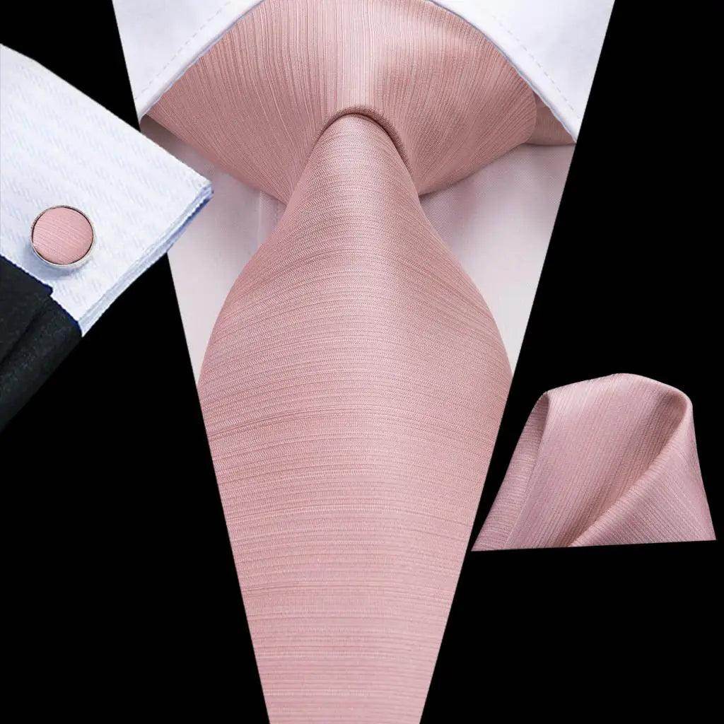 Men's rose pink satin cufflinks cufflinks, perfect for formal occasions