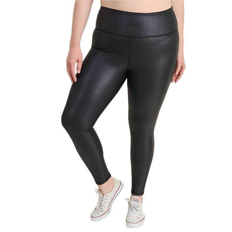 Curvy Og Foil High Waist Leggings - VacationGrabs