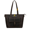 Custom Leather Handbag – Women's Business Totes Travel Bag