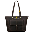 Custom Leather Handbag – Women's Business Totes Travel Bag