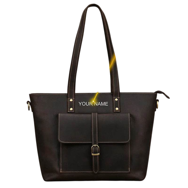 Bolso de mano de piel personalizado – Bolsos de viaje para mujer de negocios