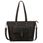 Custom Leather Handbag – Women's Business Totes Travel Bag