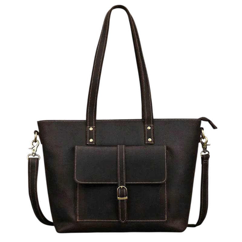 Custom Leather Handbag – Women's Business Totes Travel Bag