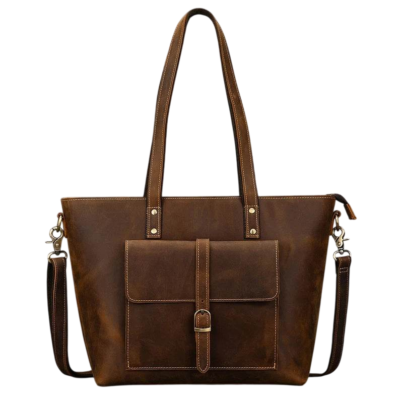 Custom Leather Handbag – Women's Business Totes Travel Bag