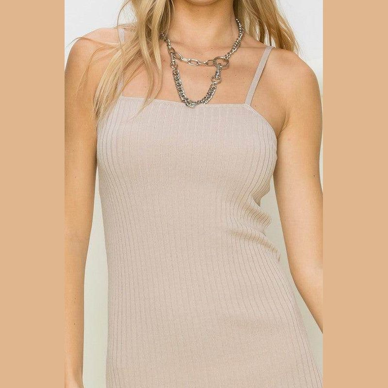Cute Compliments Ribbed Bodycon Mini Dress - VacationGrabs