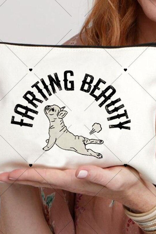 Travel Essentials - Toiletry Bags Cute French Bulldog Cosmetic Bag Travel Friendly Make Up Bag
