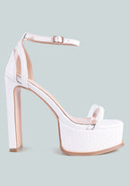 Cutlass High Heeled Chunky Sandals