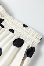 Polka Dot Pullover and Jogger Pants Set