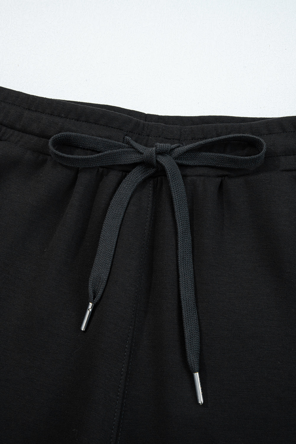 Ensemble pull col zippé et pantalon à cordon de serrage