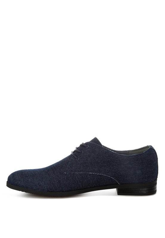 Zapier Men's Denim Oxford Shoes - VacationGrabs