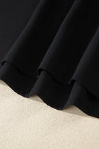 Solid Backless Bow Tie Short Sleeve Mini Dress