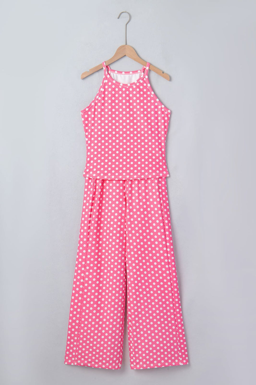 Polka Dot Tank & Loose Pants Set