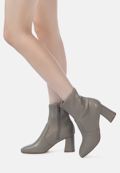 Bottines à talon bloc Daffodil