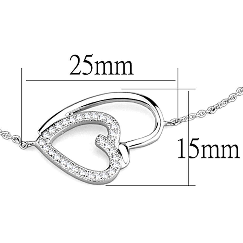 Dainty heart charm bracelet gift with a sparkling design, perfect for special occasions