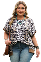 Dakota Plus Size Leopard Loose Top