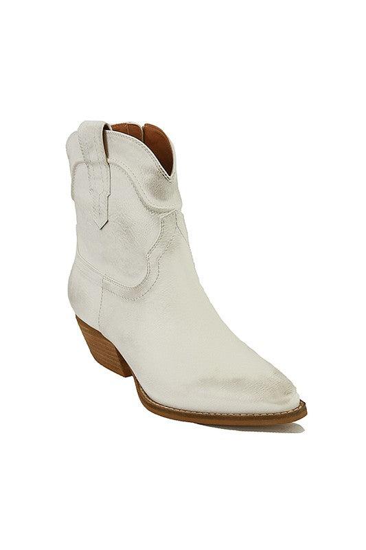 Women's Shoes - Boots Dallas-05-Western Ankle Boot