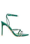 Dare Me Rhinestone Embellished Stiletto Sandals