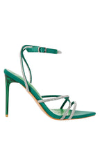 Dare Me Rhinestone Embellished Stiletto Sandals