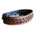 Dark Brown Vinatge Cuff X pattern
