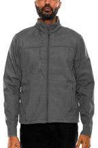 Dark Grey Storm Windbreaker Jacket - VacationGrabs