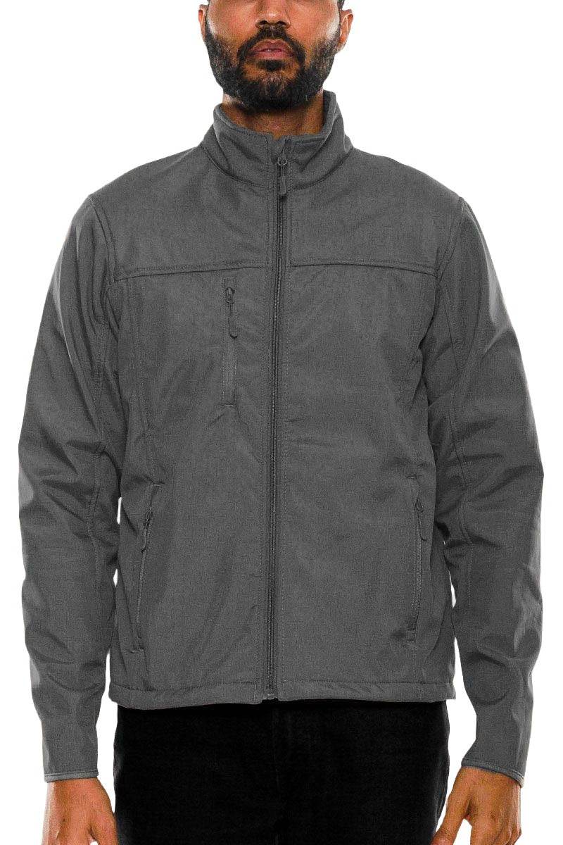 Dark Grey Storm Windbreaker Jacket - VacationGrabs