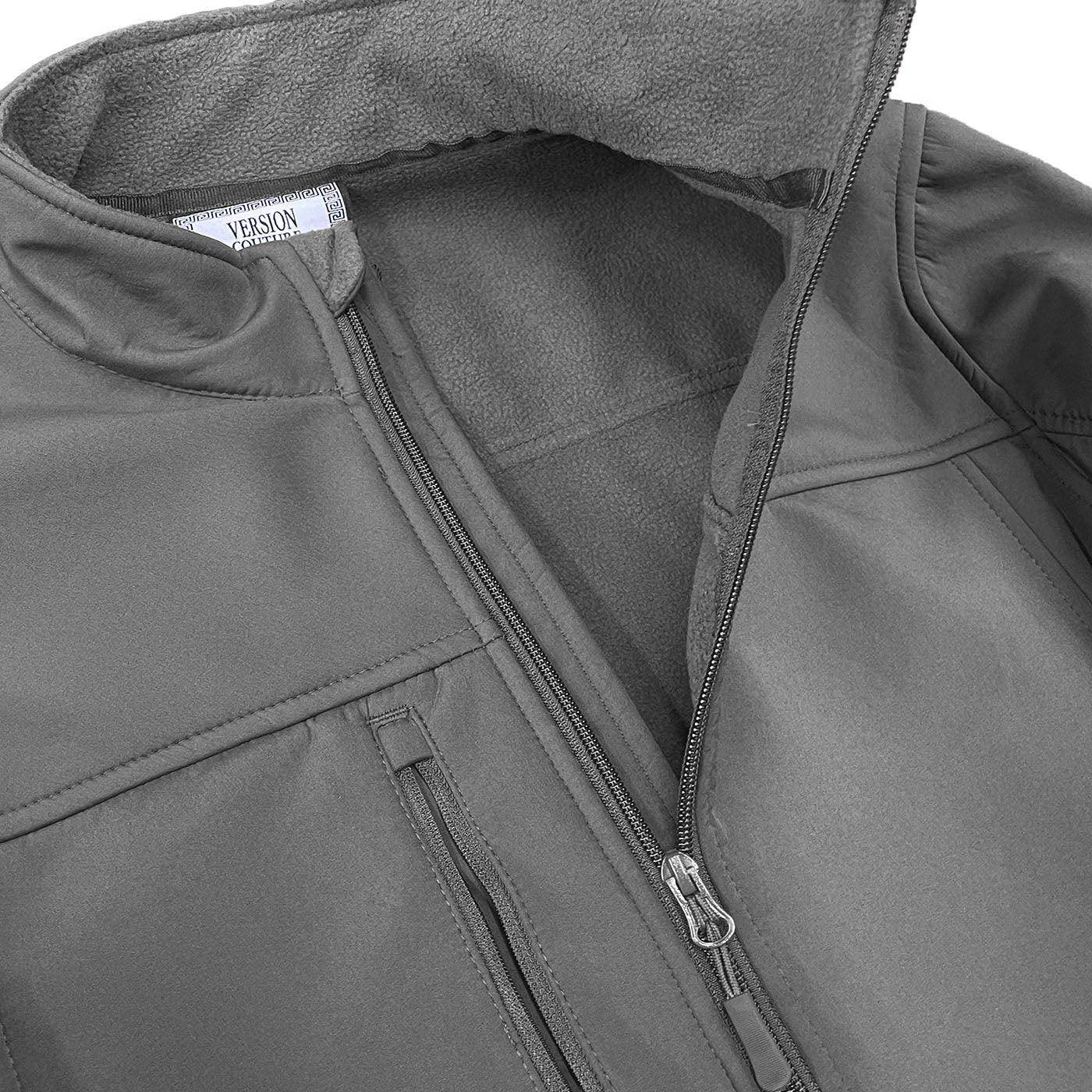 Dark Grey Storm Windbreaker Jacket - VacationGrabs
