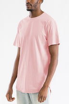 Pink Classic Rounded Scallop Tee Shirt