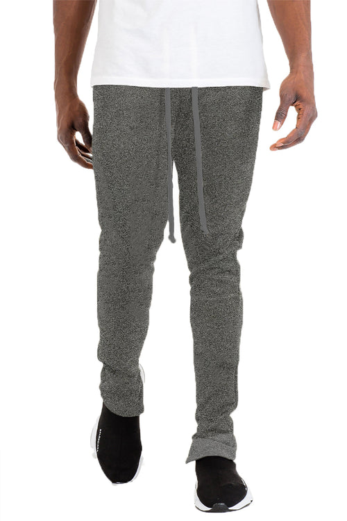 Charcoal Grey Basic Essentials Solid Track Pants