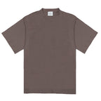 Brown Premium Cotton Drop Shoulder Tee