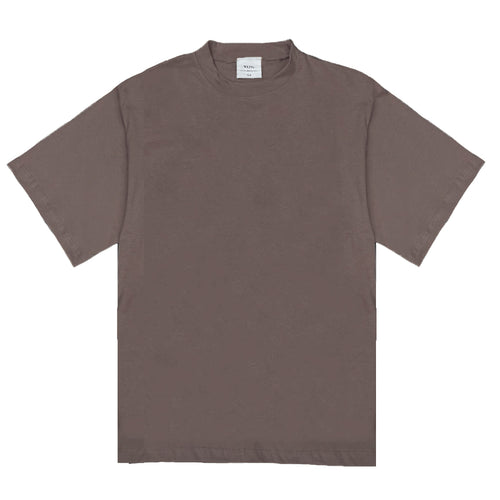 Brown Premium Cotton Drop Shoulder Tee