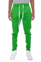 Men's Green Slim Fit Track Pants