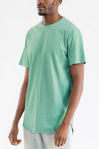Sea Foam Green Classic Rounded Scallop Tee Shirt