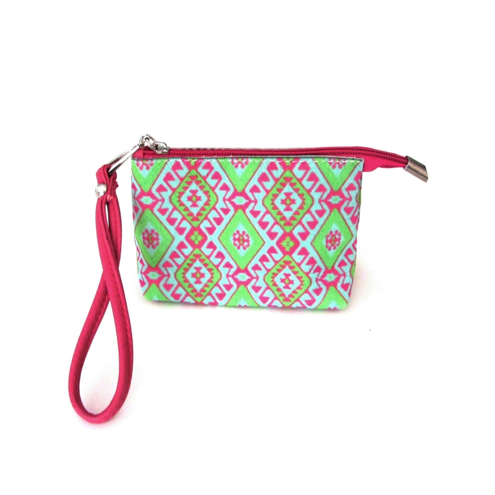 Travel Friendly Pattern Wristlet Bags