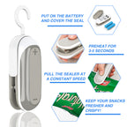 Portable Heat Sealer Plastic Package Storage Bag Mini Sealing Machine