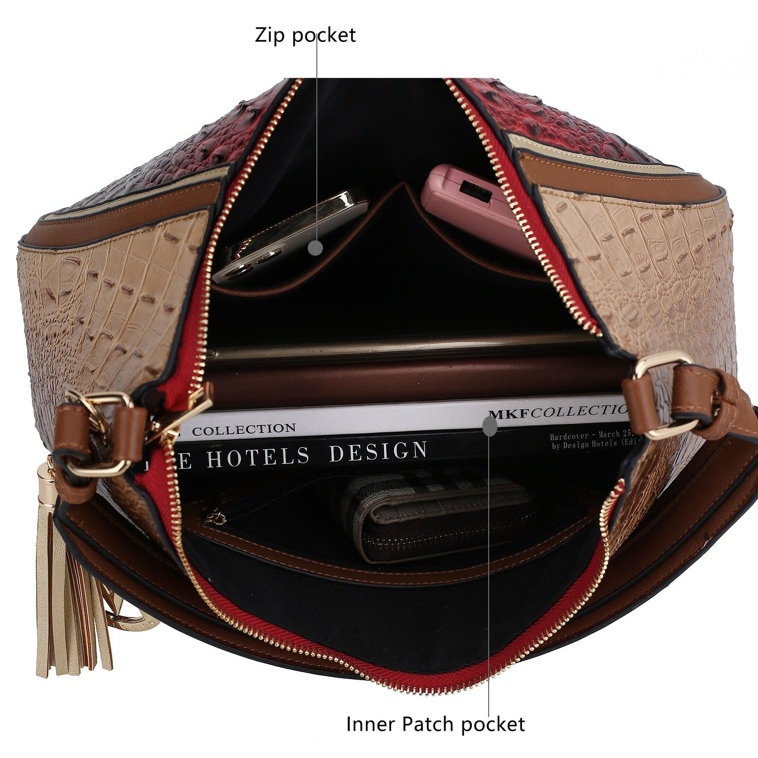 Wallets, Handbags & Accessories Nayra Embossed Hobo Bag