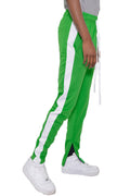 Men's Green Slim Fit Track Pants