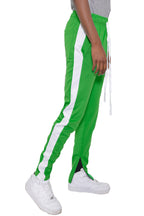 Men's Green Slim Fit Track Pants