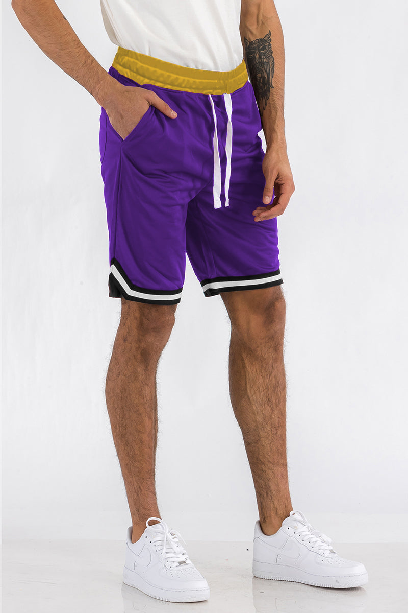 Mens Striped Basketball Active Jordan Shorts SP333