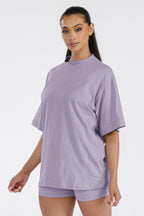 Womens Boyfriend Oversized Drop Shoulder Tee