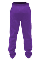 Mens Purple Essentials Solid Sweat Pants