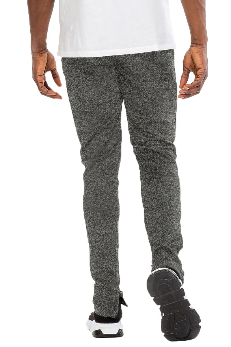 Charcoal Grey Basic Essentials Solid Track Pants